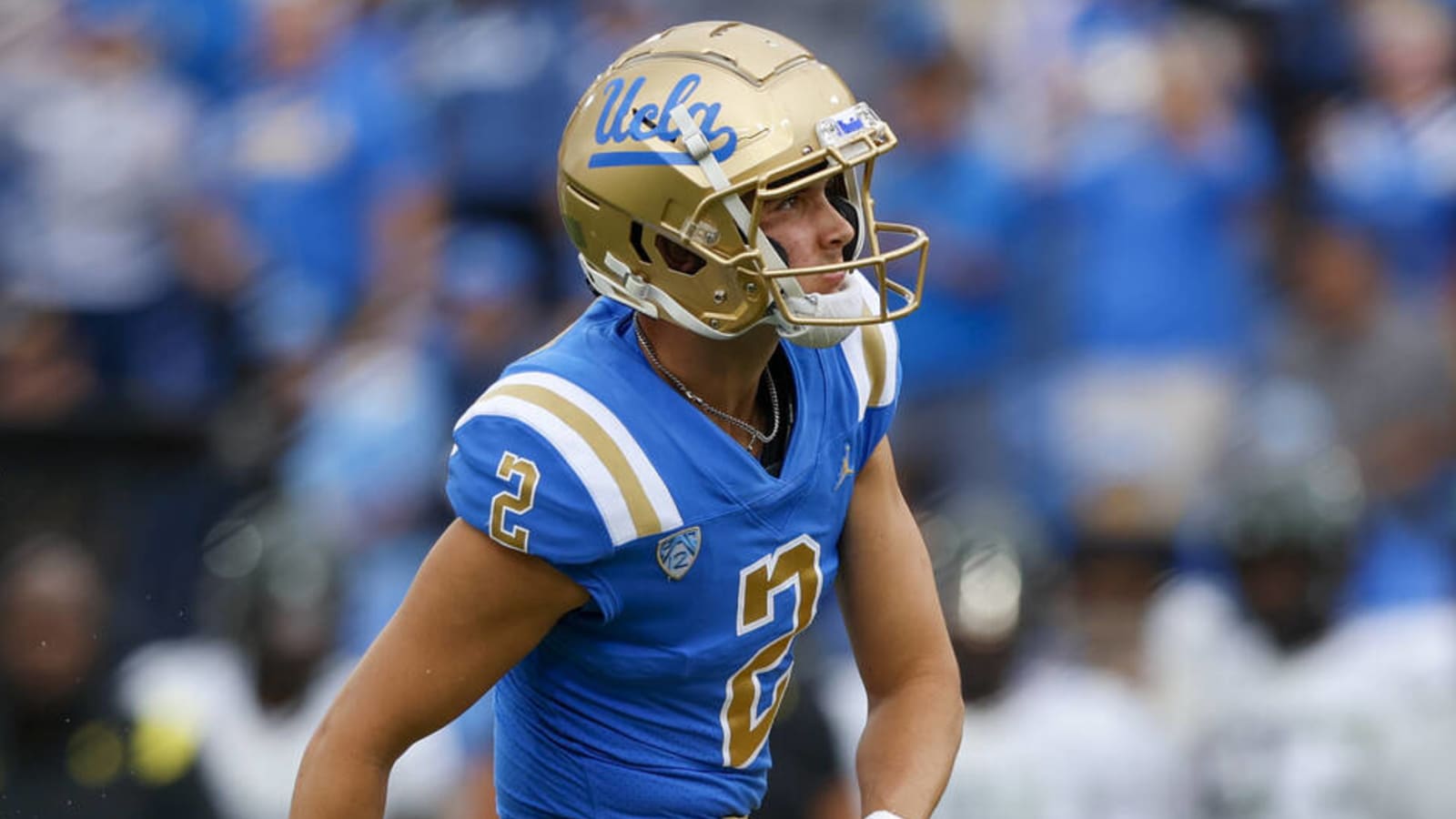 Watch: UCLA's punter gets crushed on blocked punt