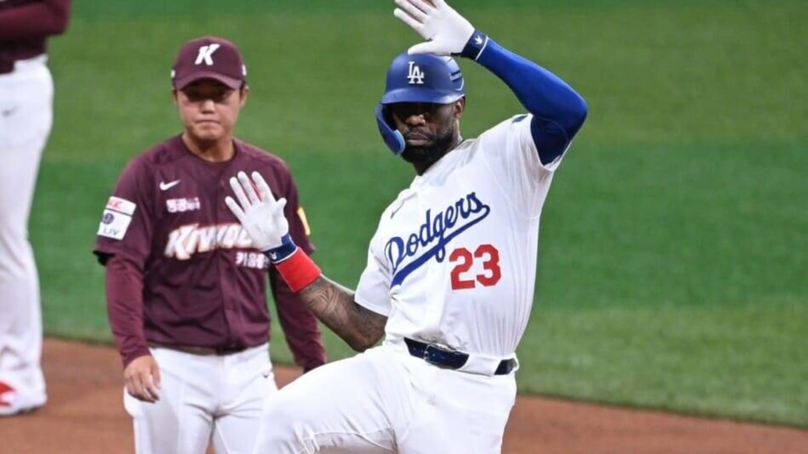 South Korea Exhibition Highlights Dodgers Offense Explodes In Win Against Kiwoom Heroes