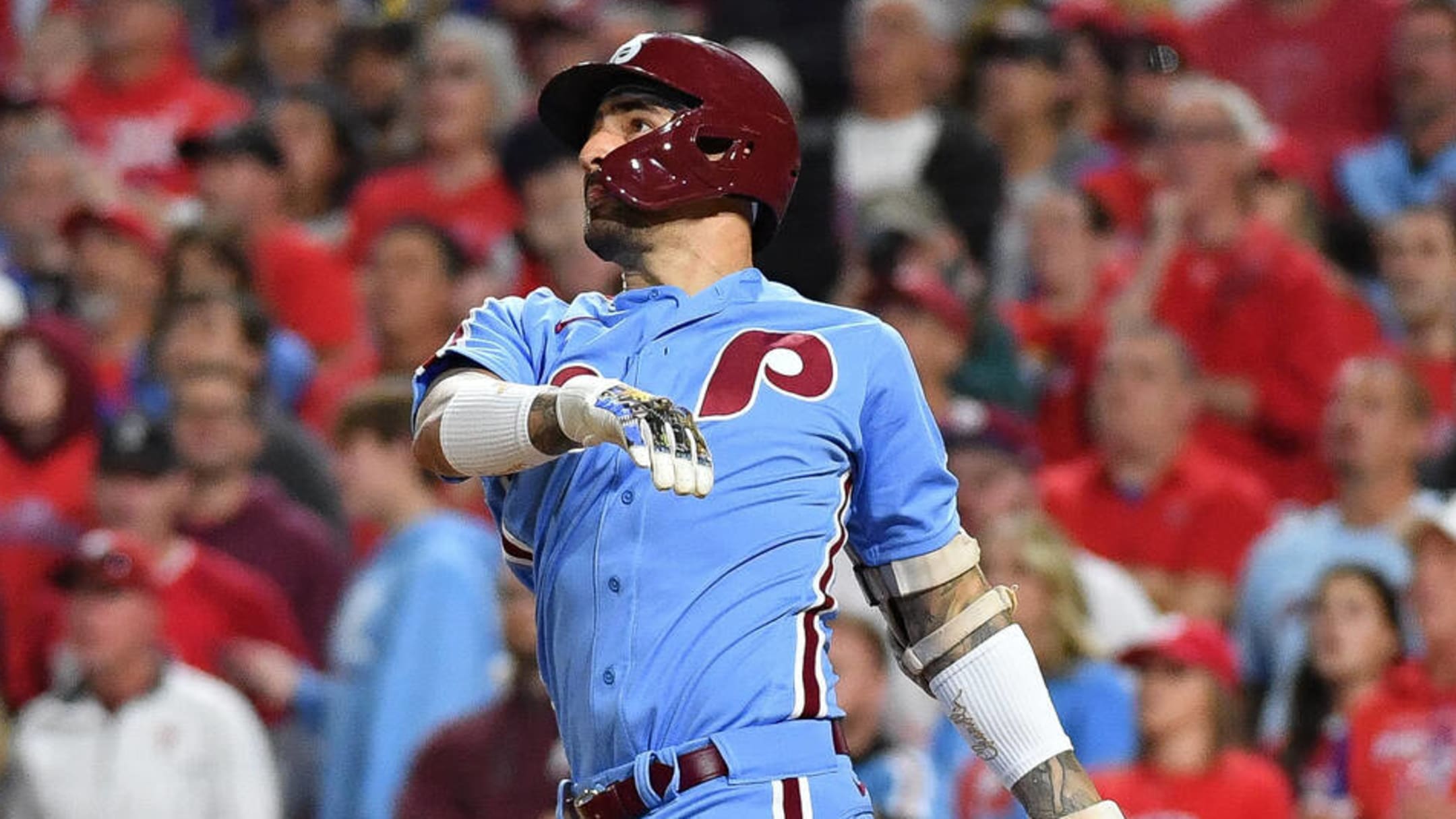 Nick Castellanos makes MLB history as Philadelphia Phillies eliminate the  Atlanta Braves to reach NLCS