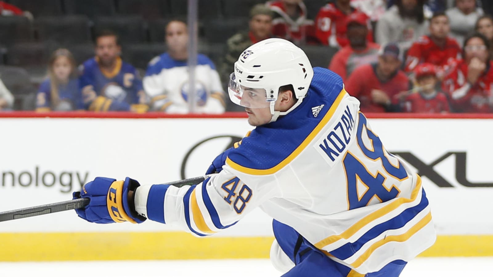 Sabres recall young forward amid veteran's injury