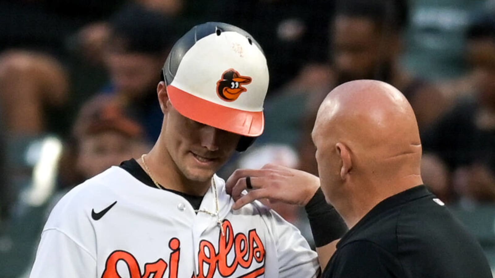 Orioles' Mountcastle being evaluated for shoulder issue