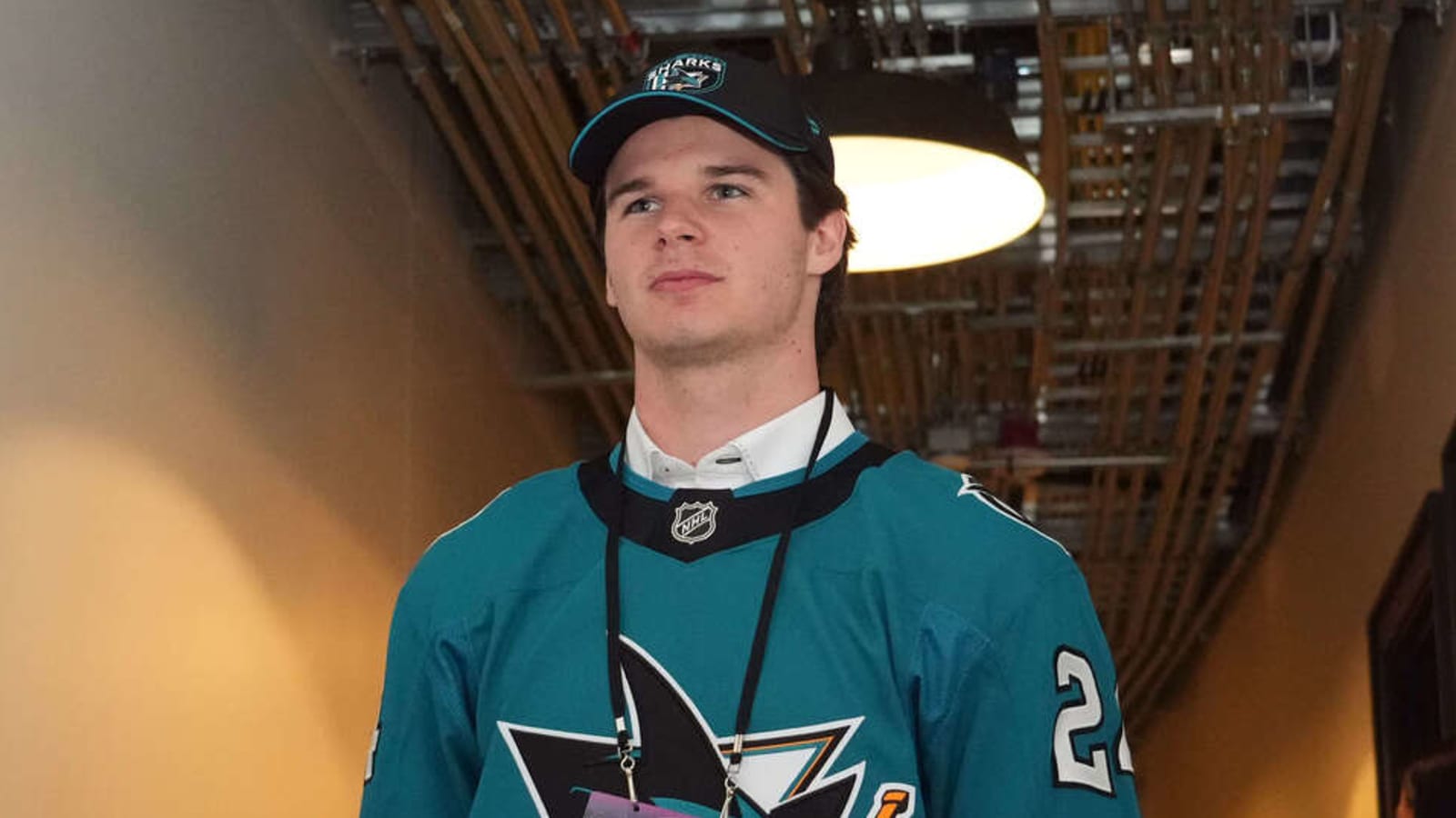 Sharks sign first-round pick