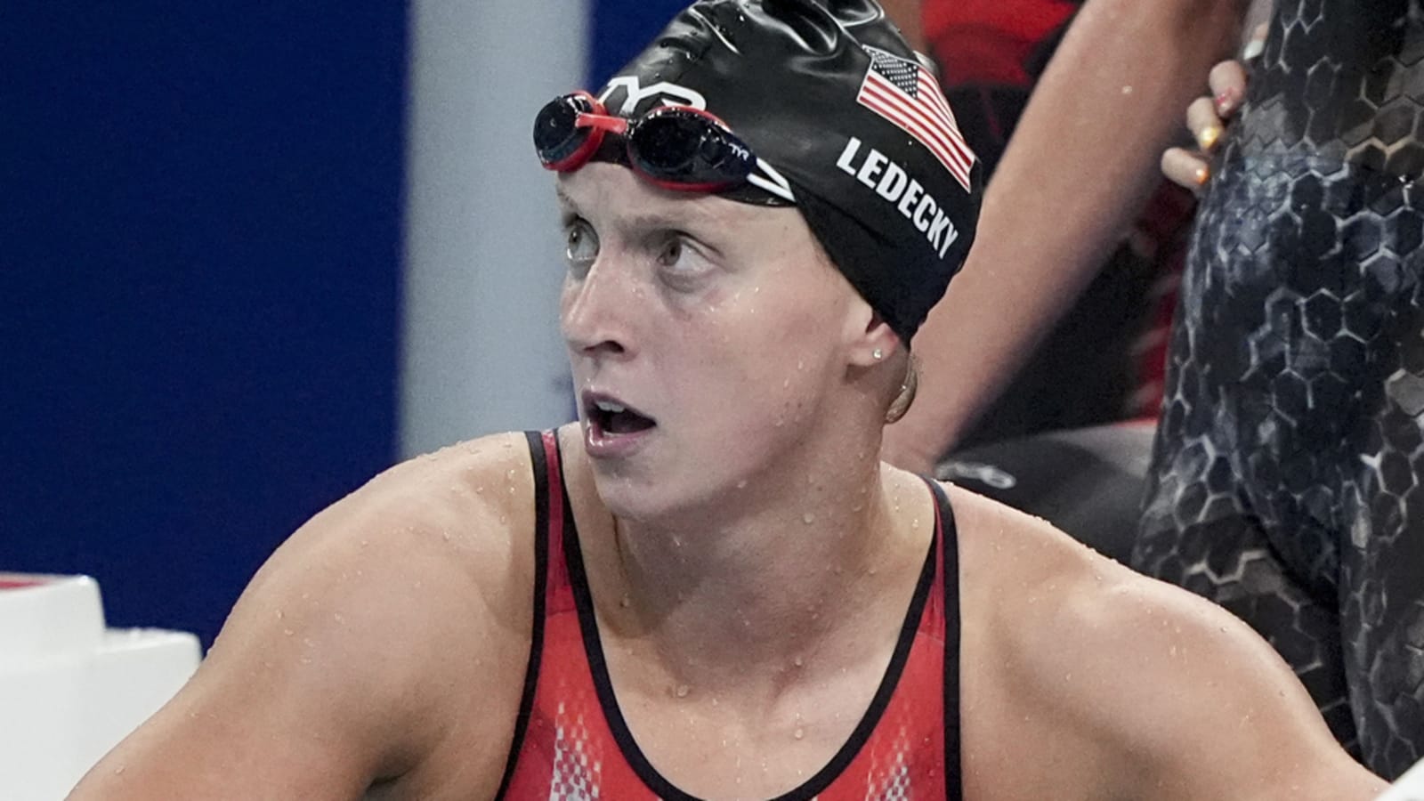 Video of Katie Ledecky chilling with Michael Jordan goes viral after Paris Olympics heroics