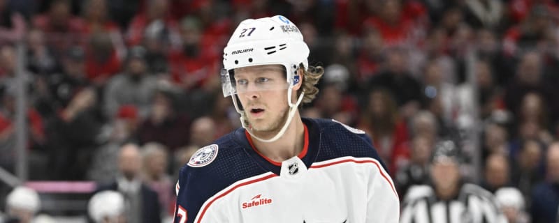 Blue Jackets defenseman lands on IR after taking puck to face