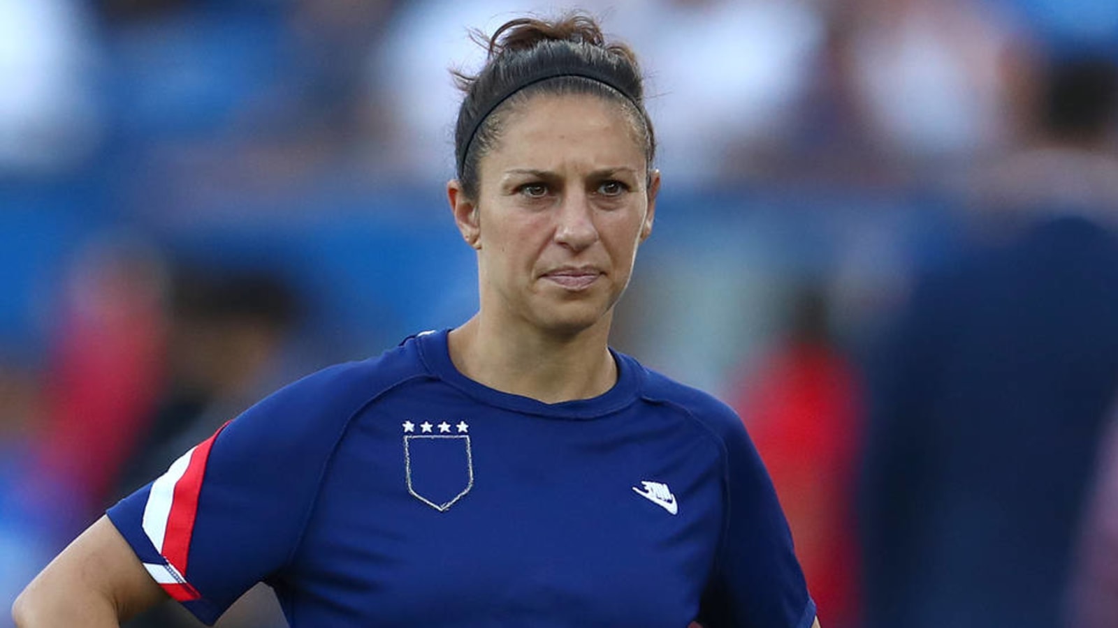 Carli Lloyd was lone USWNT player not to kneel before bronze medal game