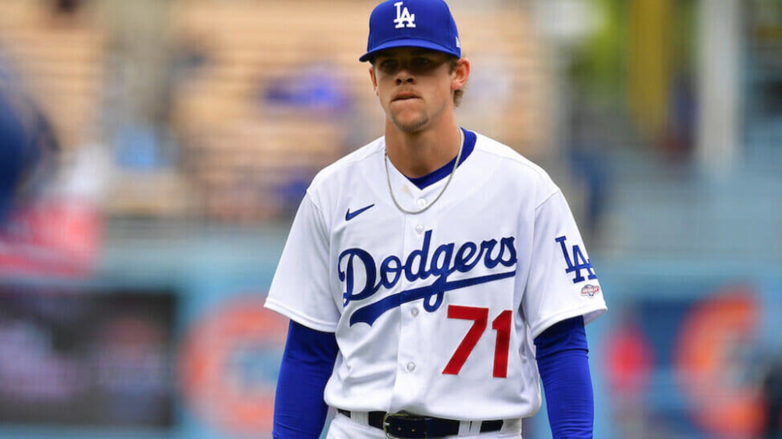 Gavin Stone Becomes Latest Dodgers Rookie To Wear MLB Debut Patch