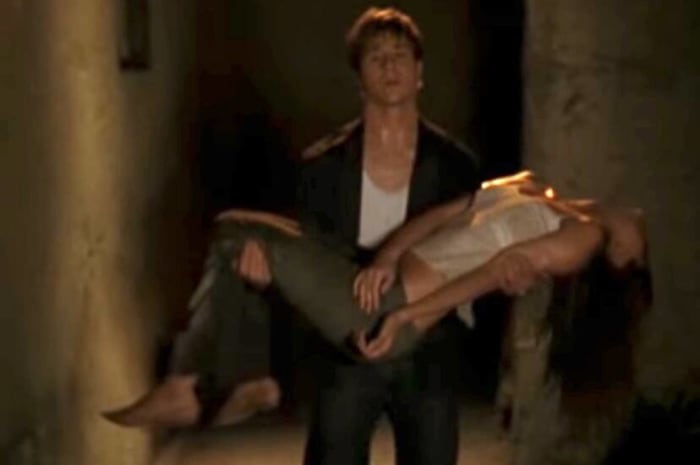 Ryan carrying Summer