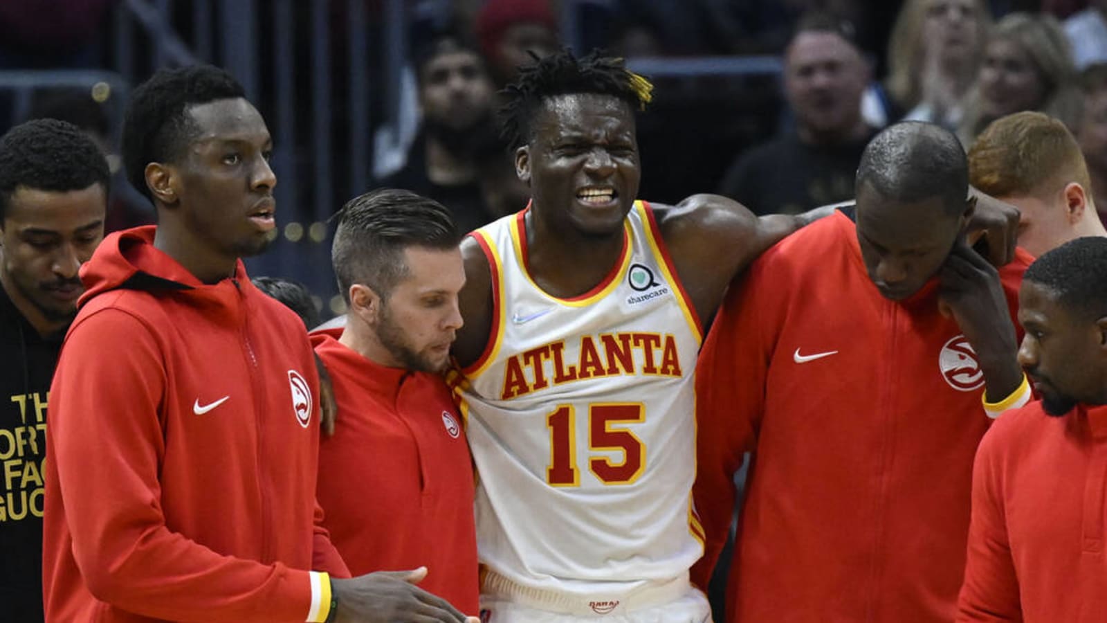 Hawks center Clint Capela suffers right knee injury