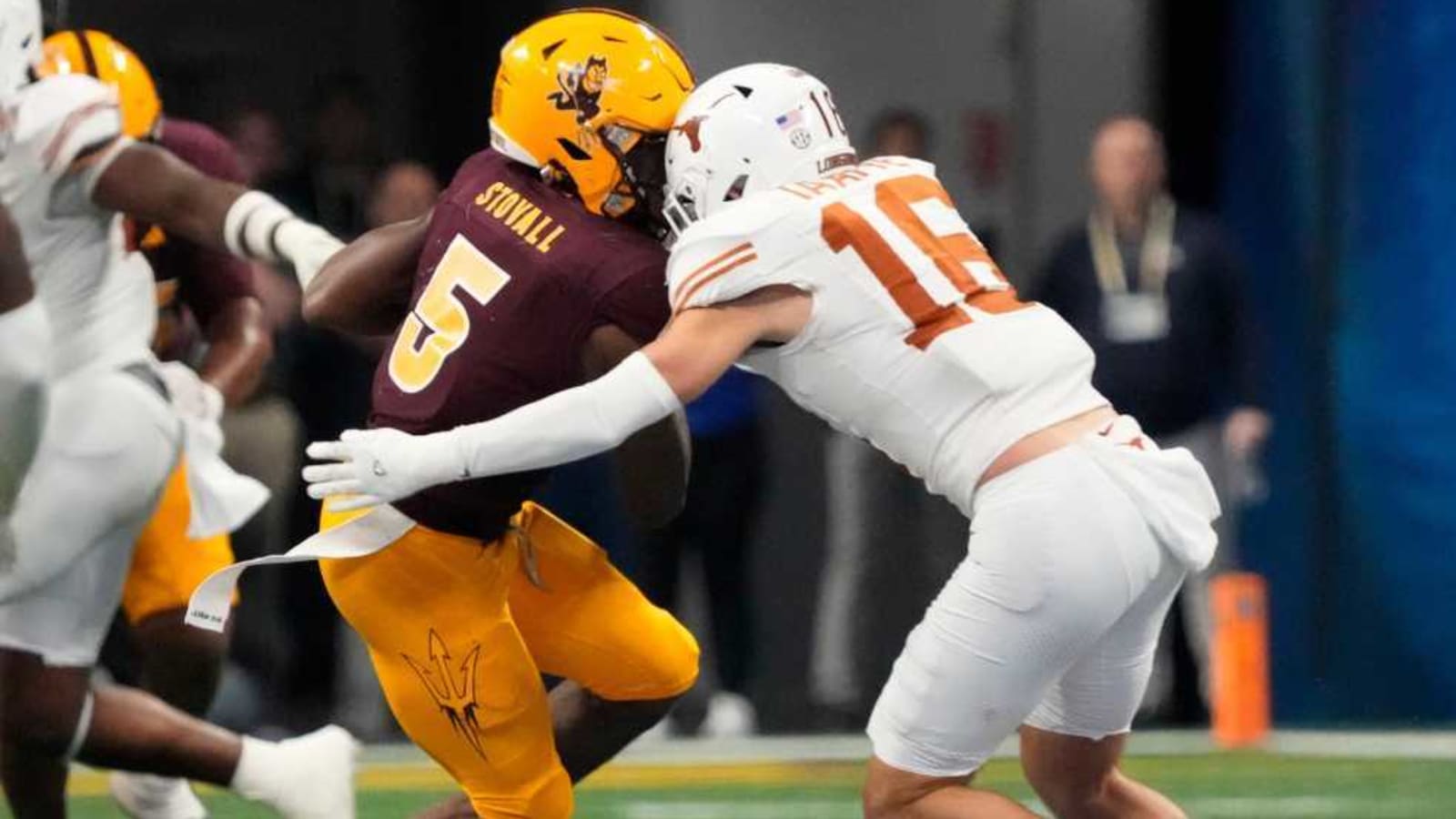 Texas S Michael Taaffe reveals the incredible negativity directed at him after Peach Bowl targeting call
