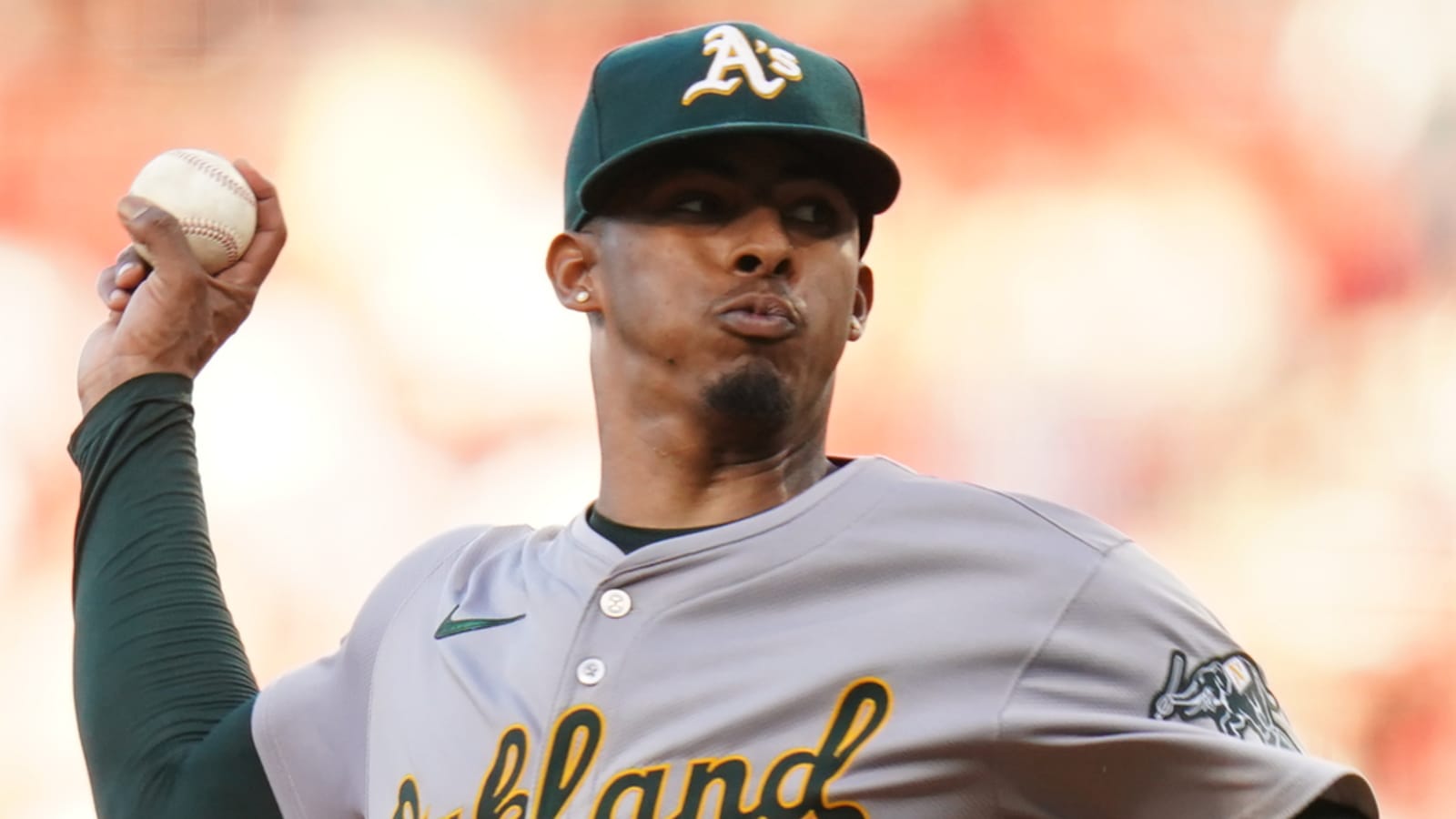 A's RHP being evaluated for UCL injury