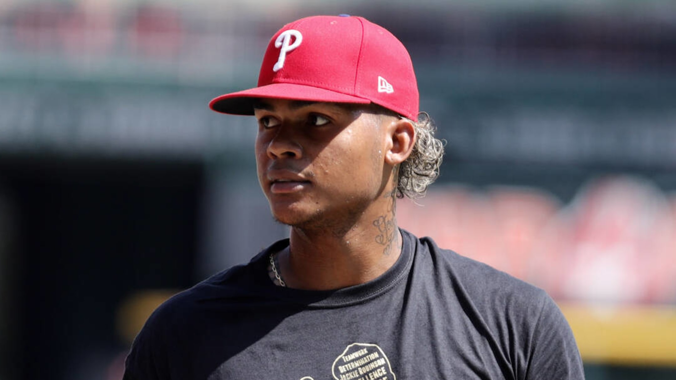 Phillies' Cristian Pache placed on injured list with torn meniscus