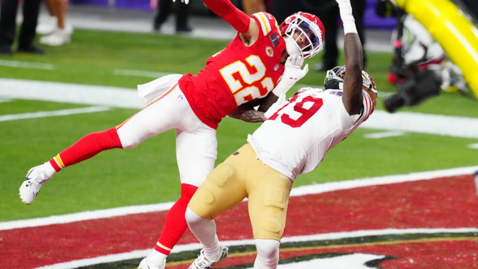 Chiefs cornerback Trent McDuffie had a game for the ages against 49ers in Super Bowl LVIII