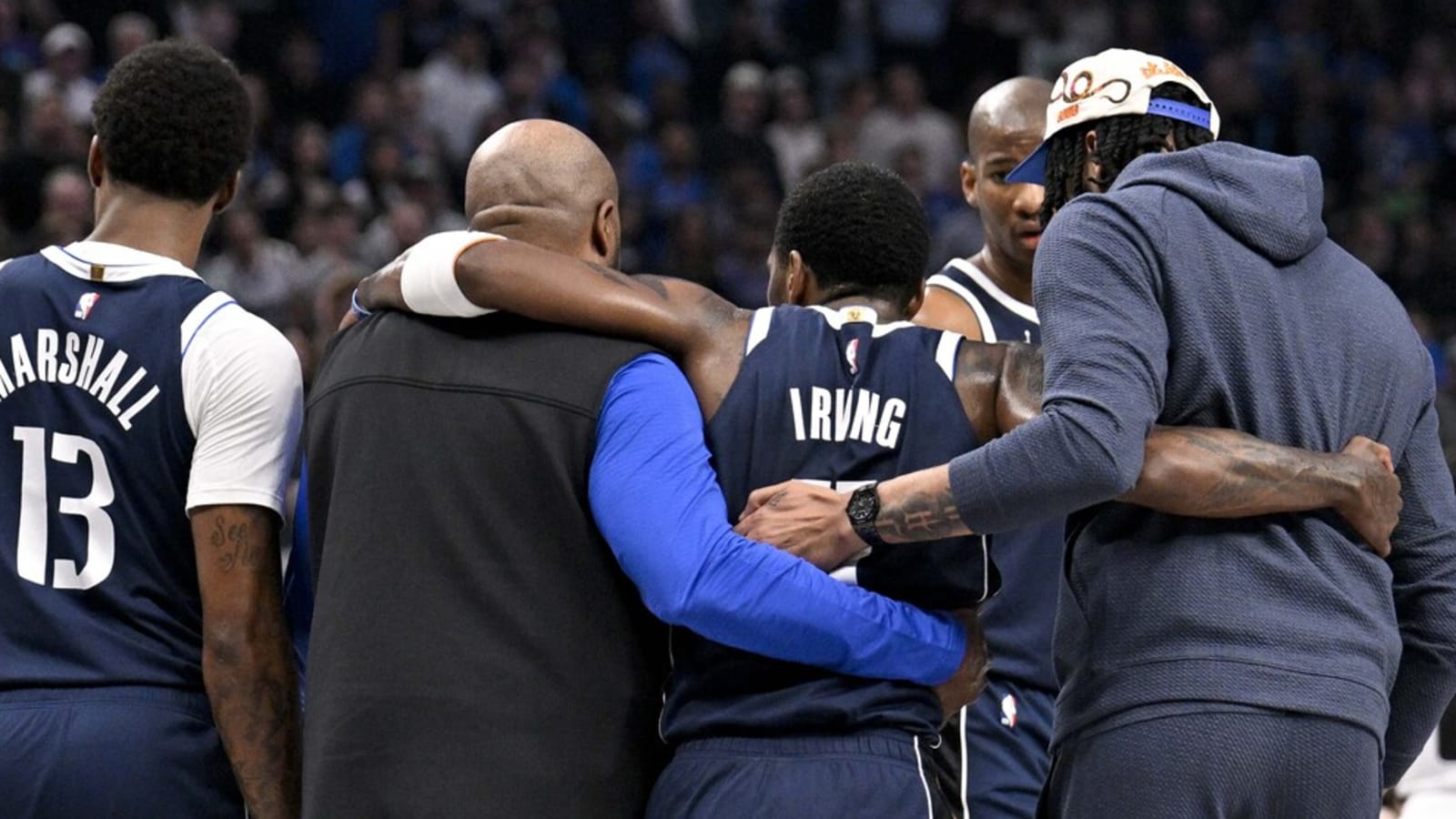 Mavericks star Kyrie Irving diagnosed with season-ending ACL tear