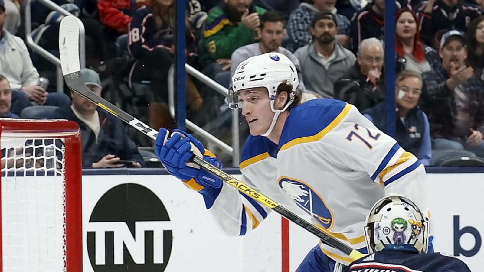 Sabres' Tage Thompson scores five goals vs. Blue Jackets