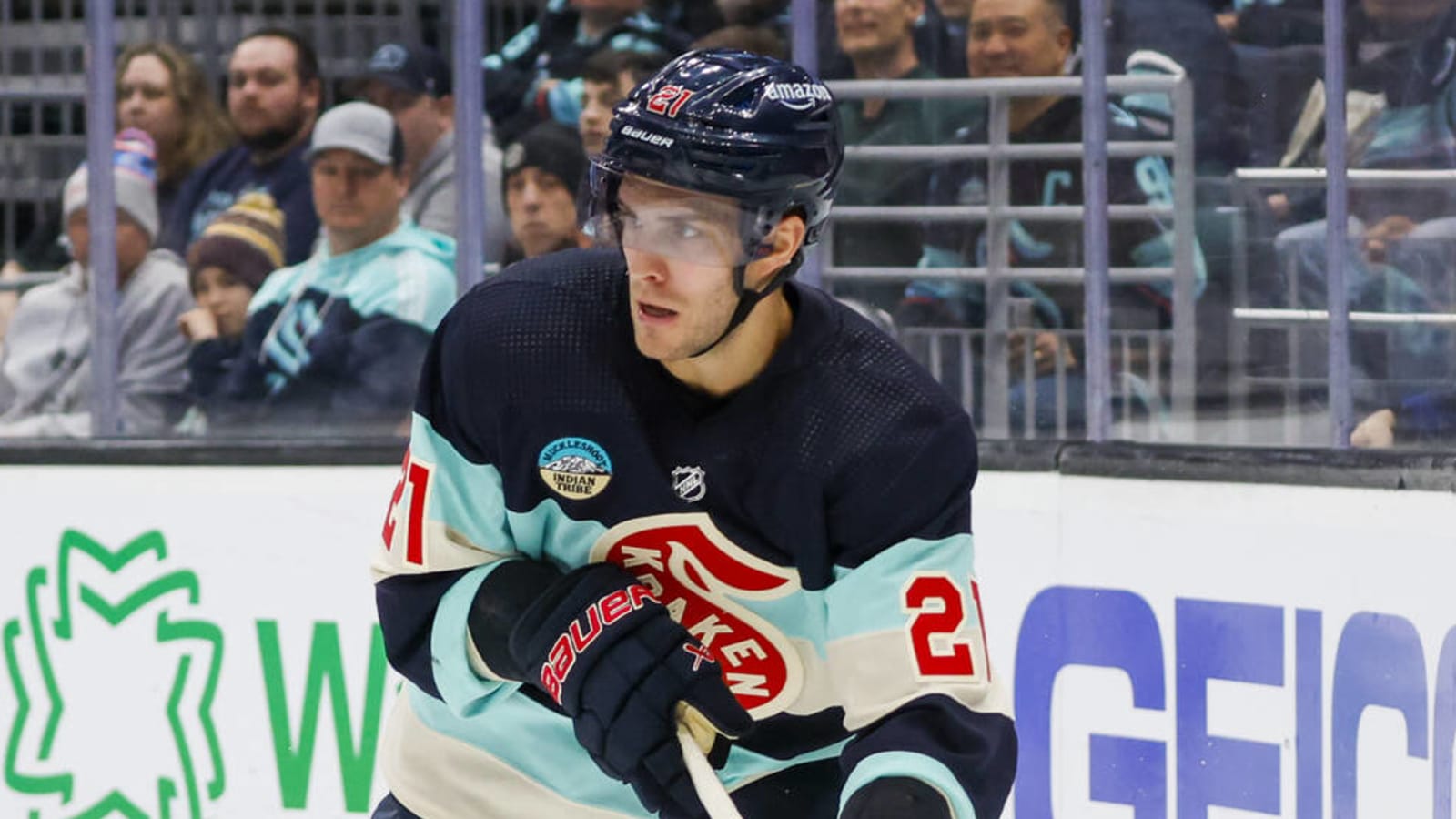 Kraken scratch Alexander Wennberg for trade-related reasons