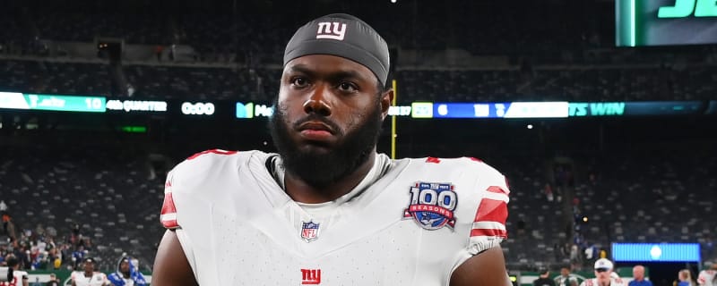 Report: Giants star LT's season 'up in the air' due to injury