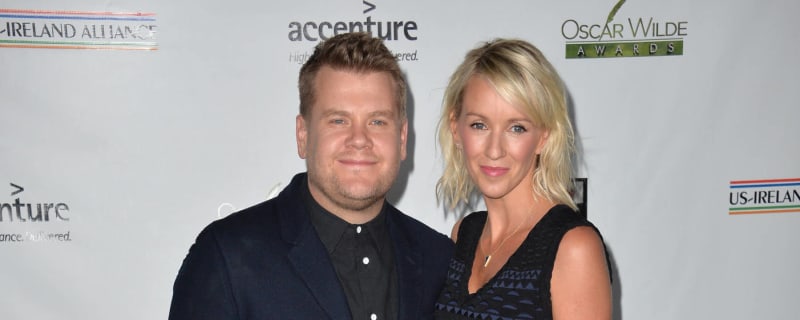 James Corden's wife got a call from this A-lister while in the bathroom