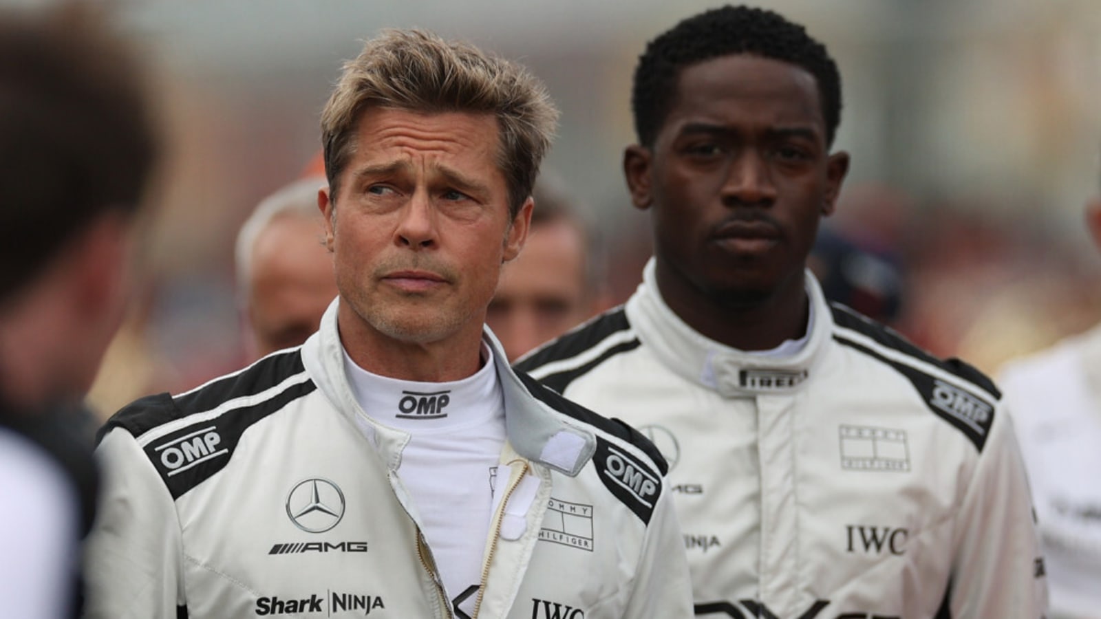 F1 stars Brad Pitt and Damson Idris filmed 180MPH racing scenes for real