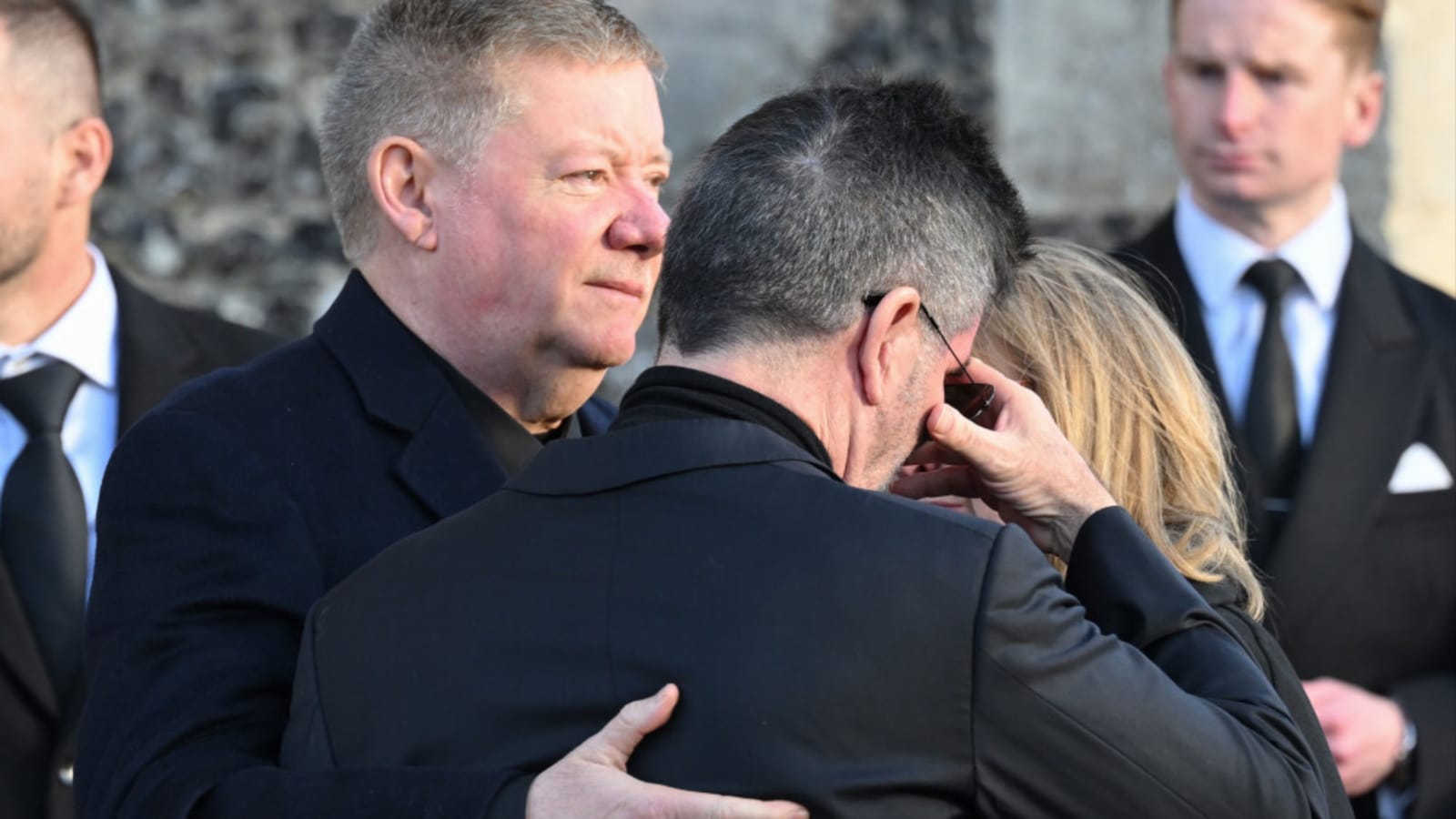 Simon Cowell comforted by Liam Payne’s heartbroken parents at singer’s funeral