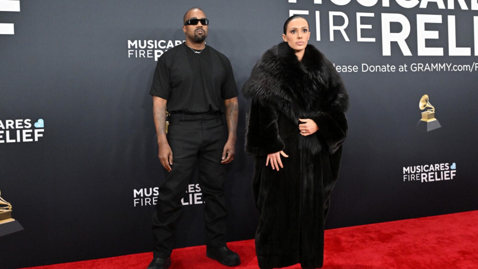 Kanye West and Bianca Censori left Grammy Awards after see-through dress stunt