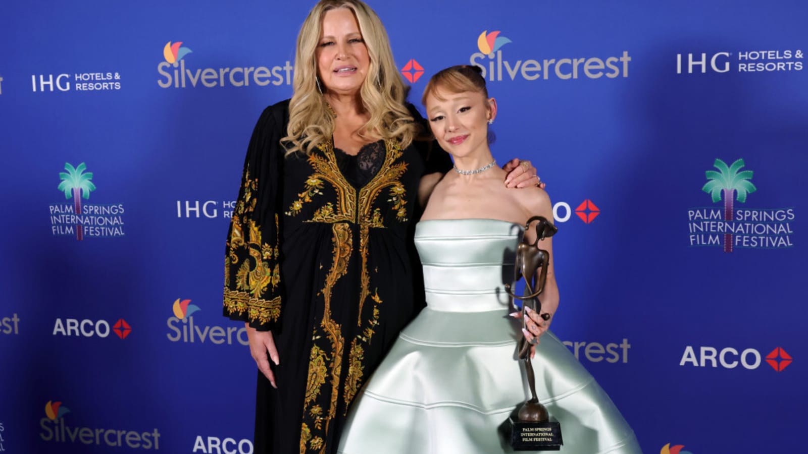 Jennifer Coolidge congratulates Ariana Grande on first Oscar nomination