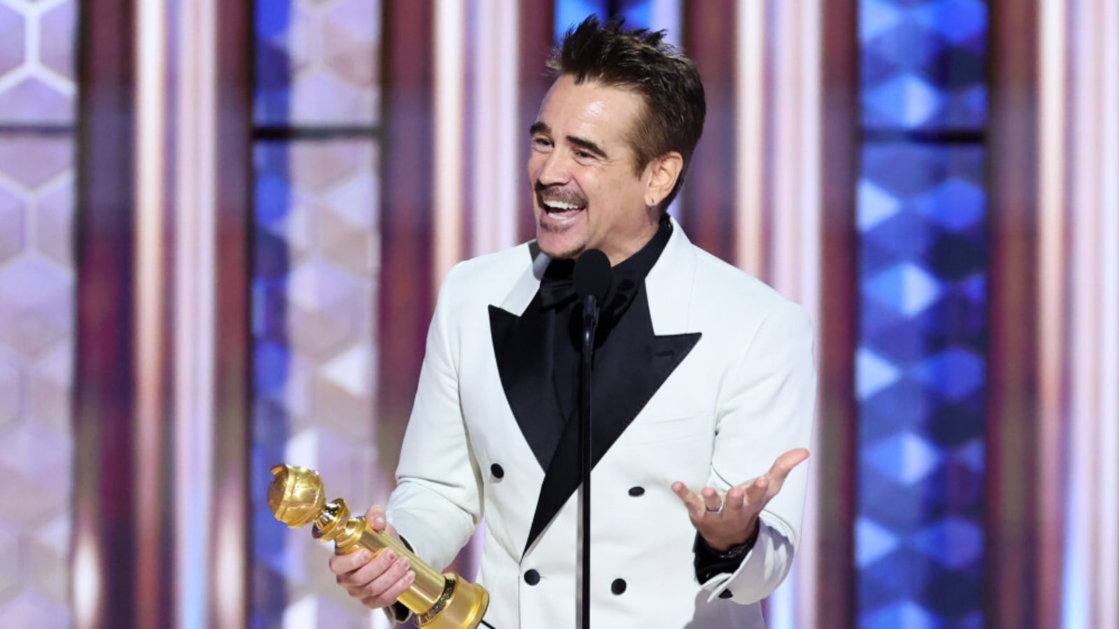 Golden Globe Awards: Colin Farrell makes prosthetics vow