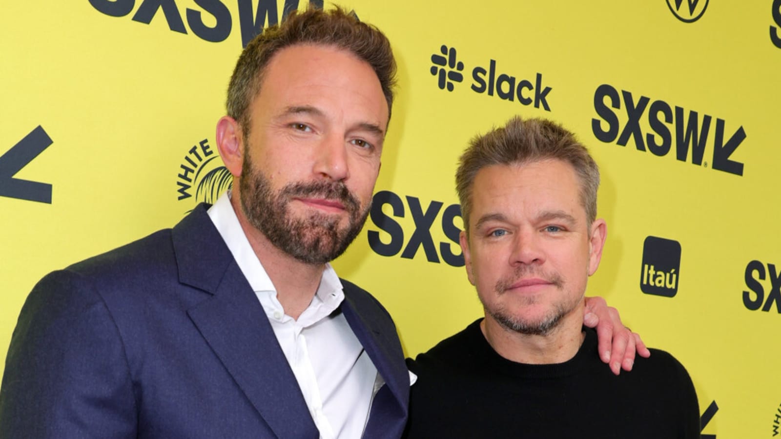 Ben Affleck quips pal Matt Damon is &#39;upstaging him&#39; with with his abs for new movie