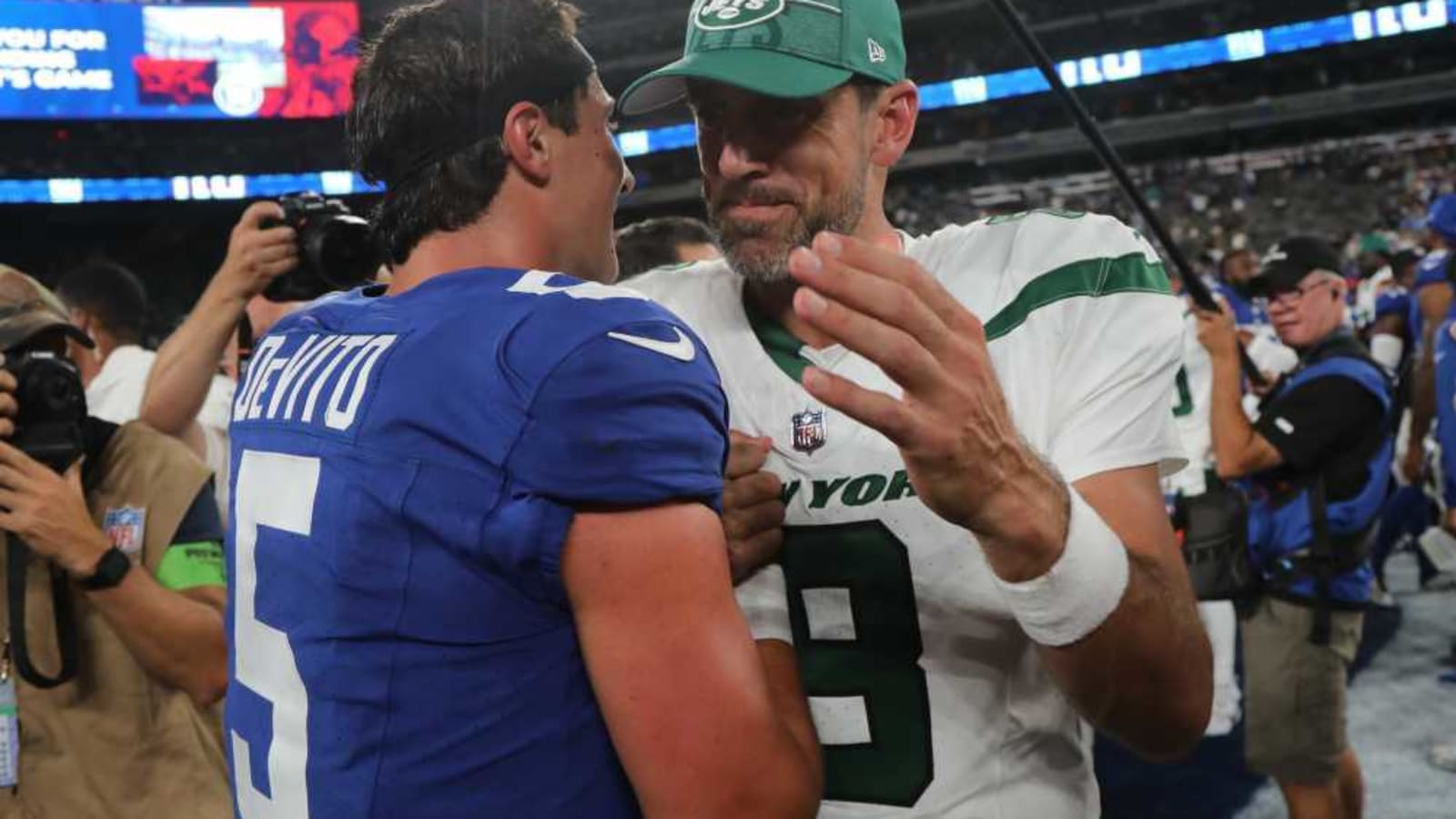 New York Giants quickly approaching endgame to quarterback saga as Aaron Rodgers and Russell Wilson are in the mix
