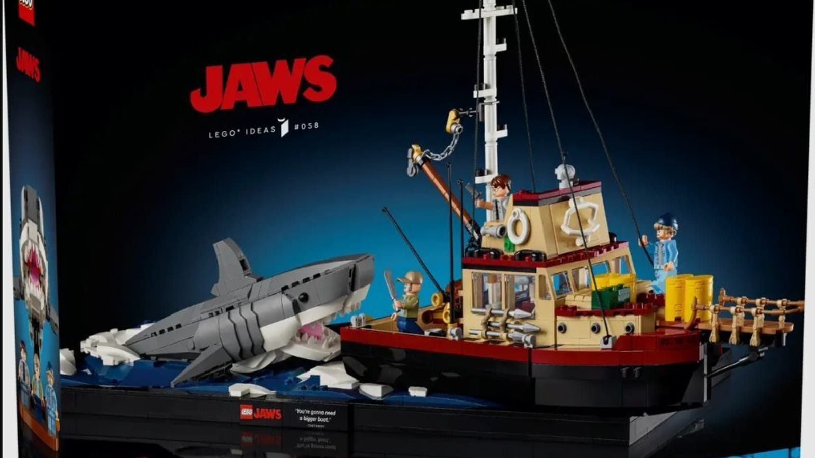 This LEGO Jaws Set Honors the Film’s Most Iconic Line