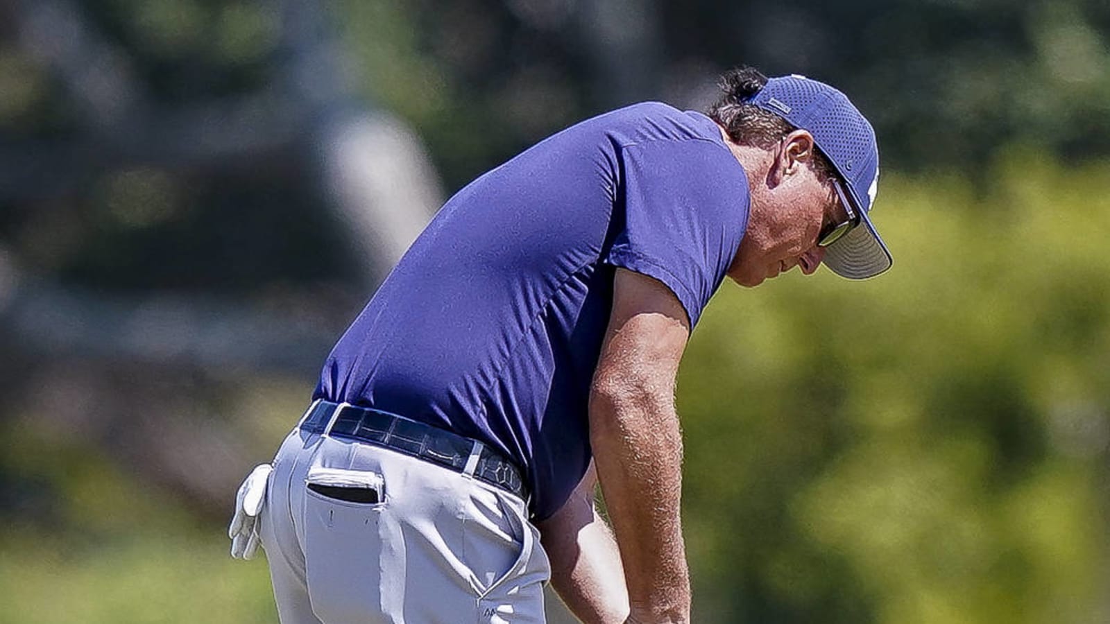 Watch: Phil Mickelson holes bunker shot during final round of PGA Championship