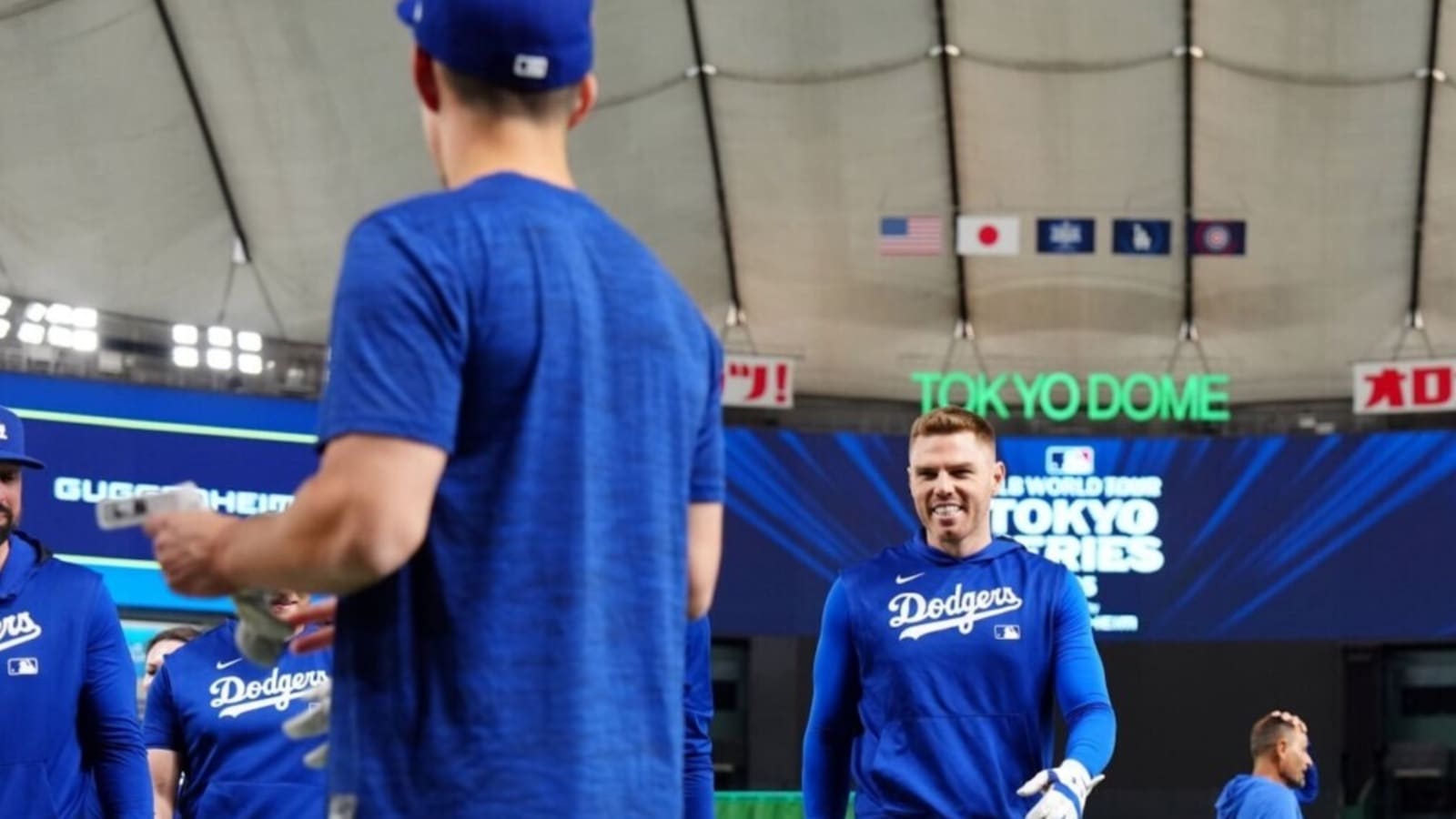 Watch: First Dodgers Workout At Tokyo Dome