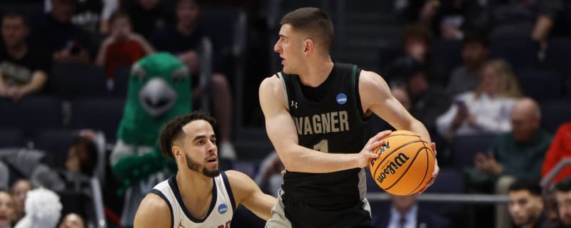 Wagner holds on to win first tourney game in wild finish