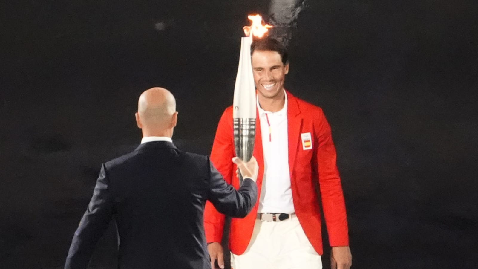 Watch: Rafael Nadal gets honor typically given to Olympic host athletes