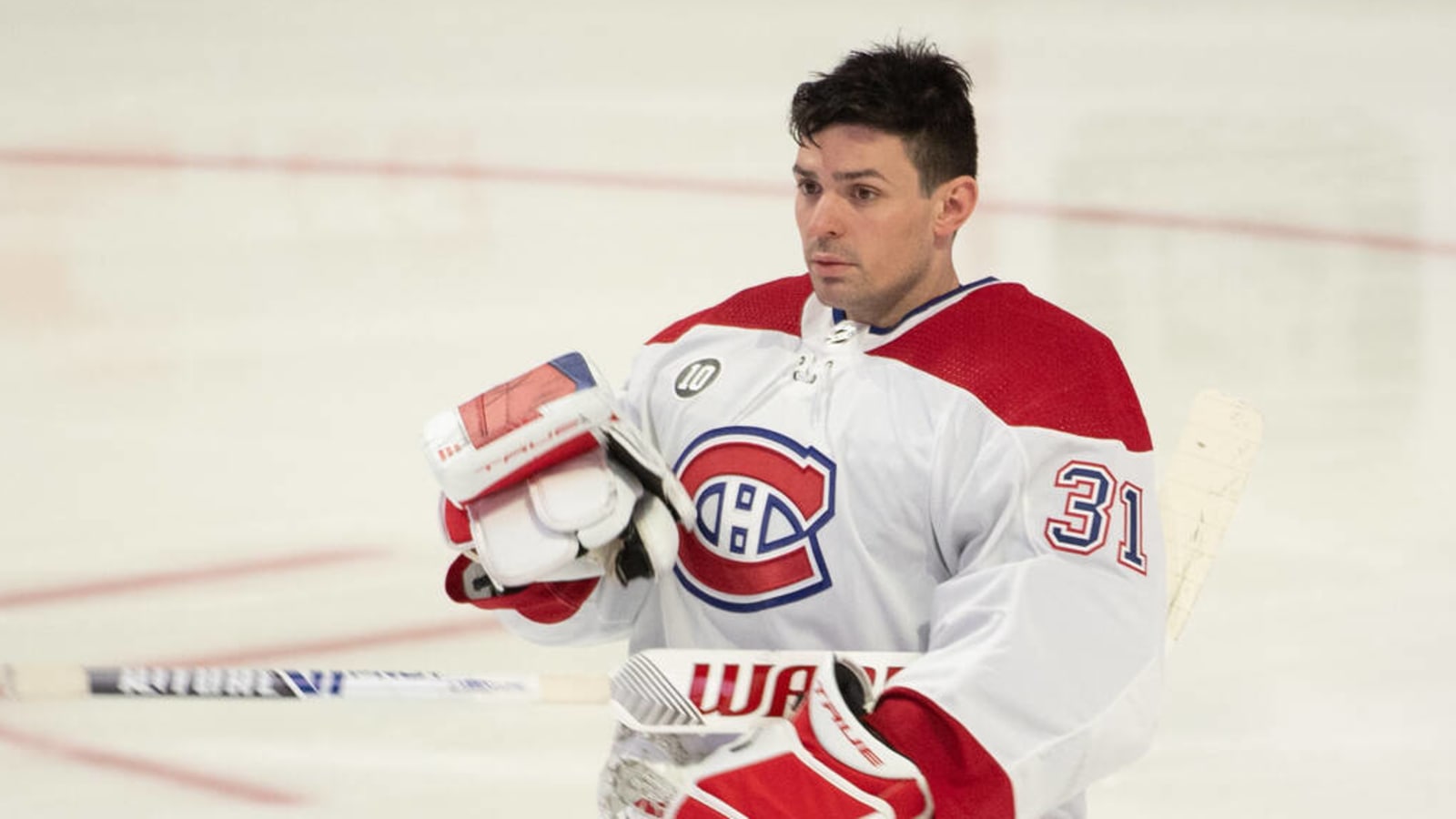 Canadiens netminder Carey Price goes blank when announcing