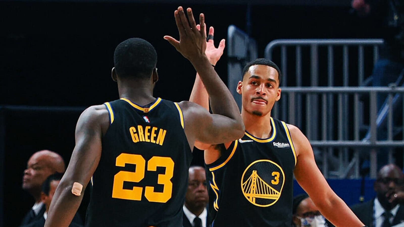 Warriors determining if Green, Poole can remain on same roster?