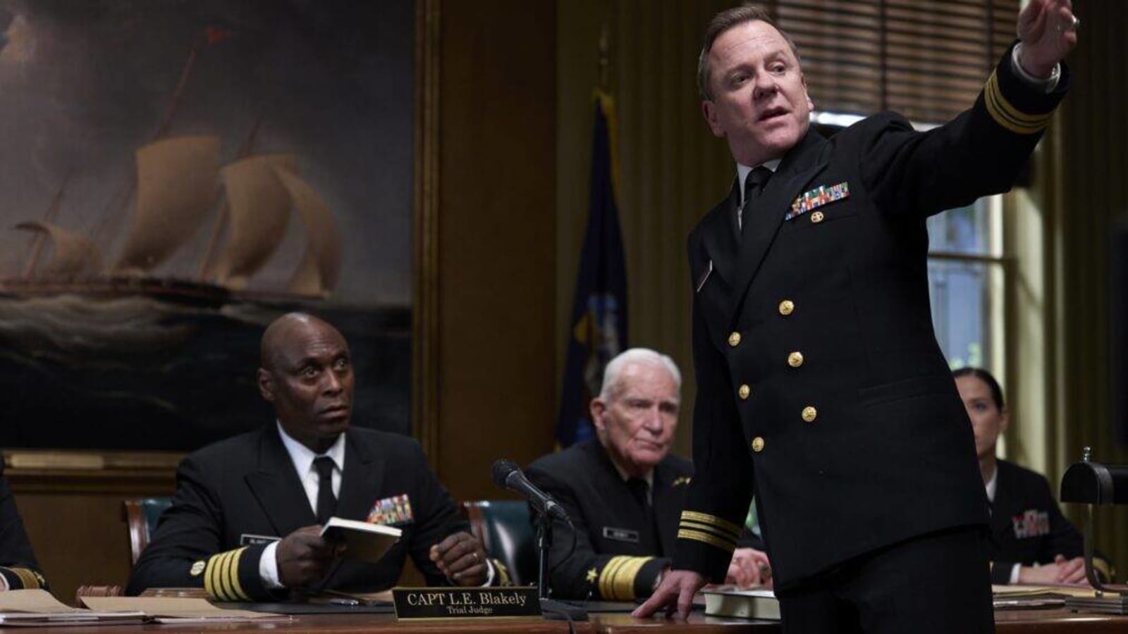 ‘The Caine Mutiny Court-Martial’ With Lance Reddick & Kiefer Sutherland Sets Premiere (PHOTOS)