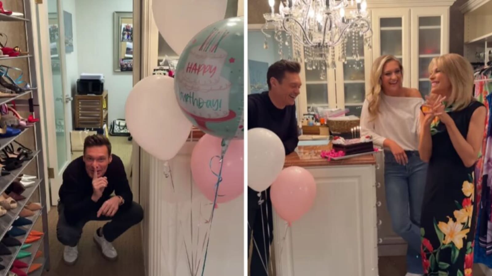 Ryan Seacrest Scares ‘WOF’ Co-host Vanna White For Birthday Surprise