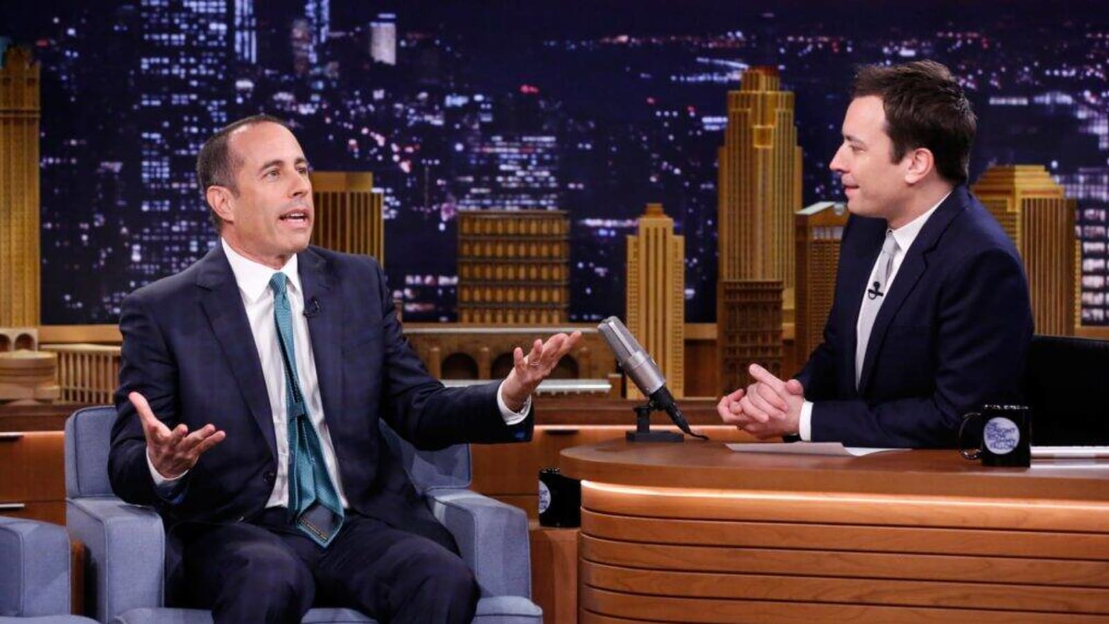 Jerry Seinfeld slams 'idiotic' Jimmy Fallon takedown amid 'toxic workplace' claims