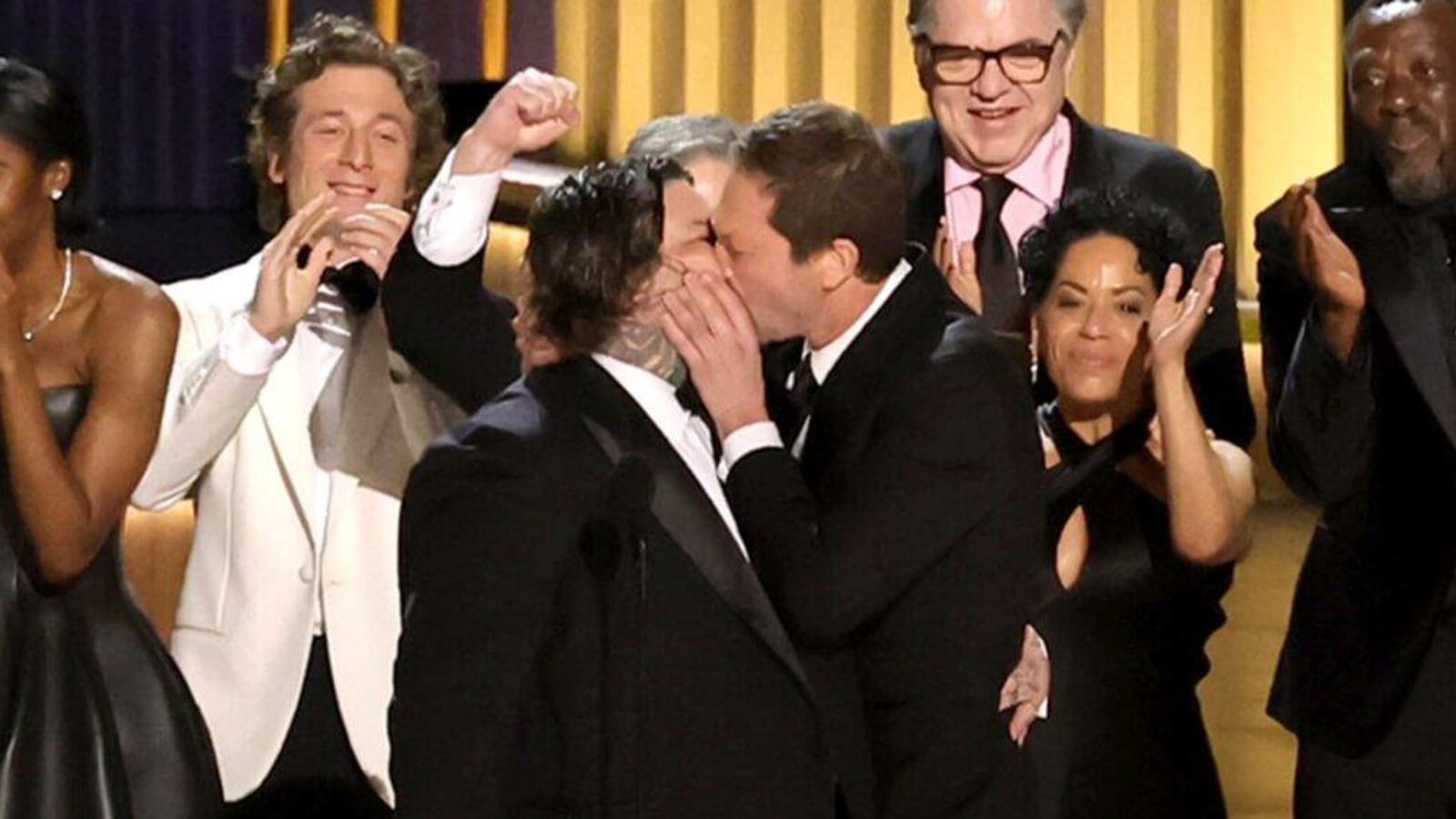 ‘The Bear’ Cast Seals Emmy Win With Shocking Kiss