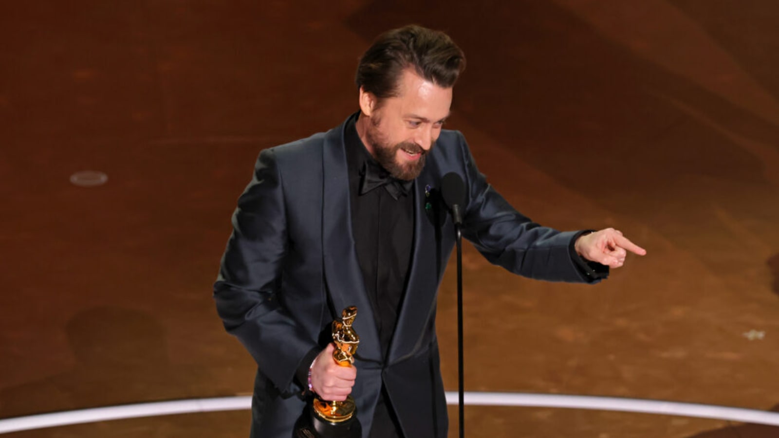 What Did Kieran Culkin Say to ‘Succession’ Costar Jeremy Strong in His Oscars Speech?