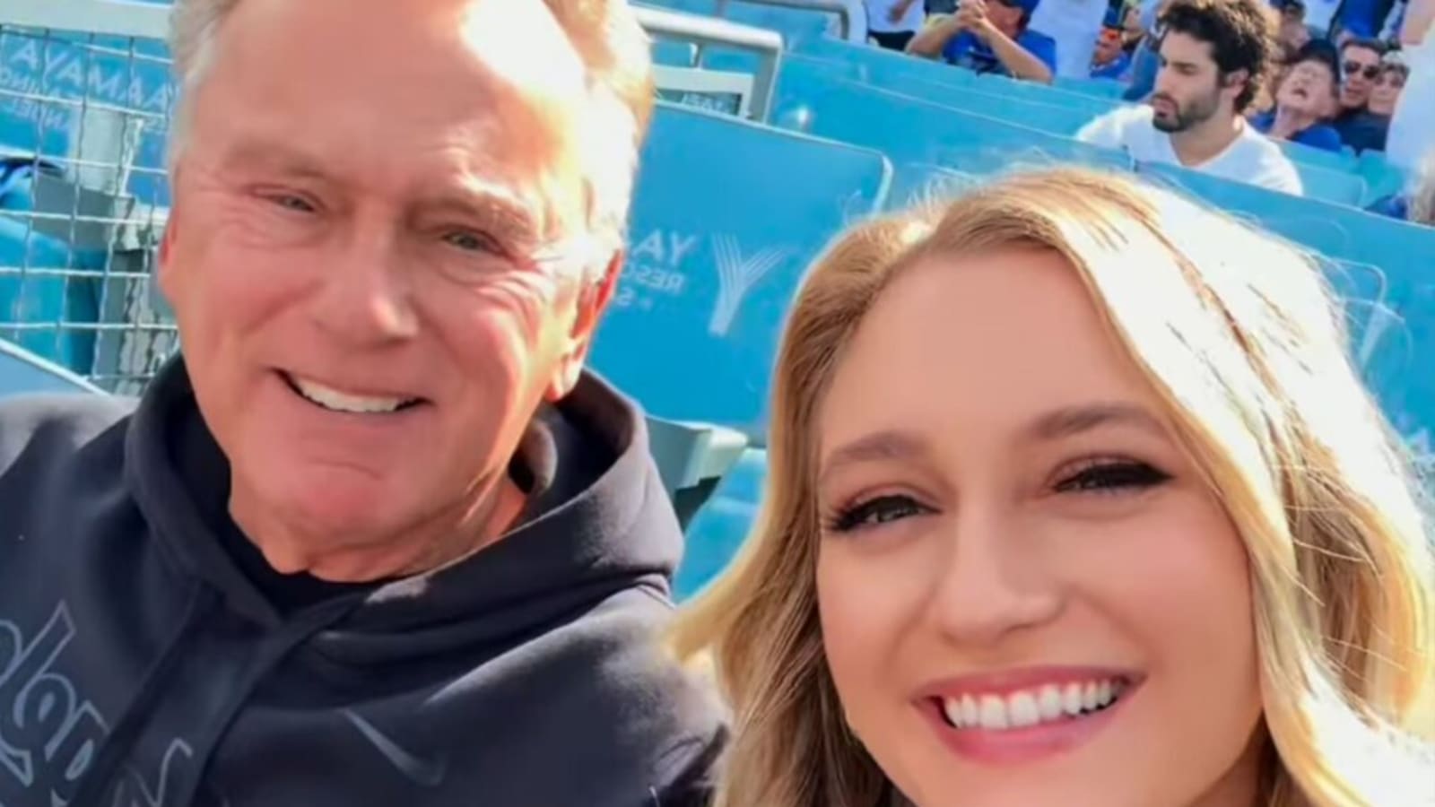 Maggie Sajak Shares Sweet Video With Dad Pat at Dodgers Baseball Game