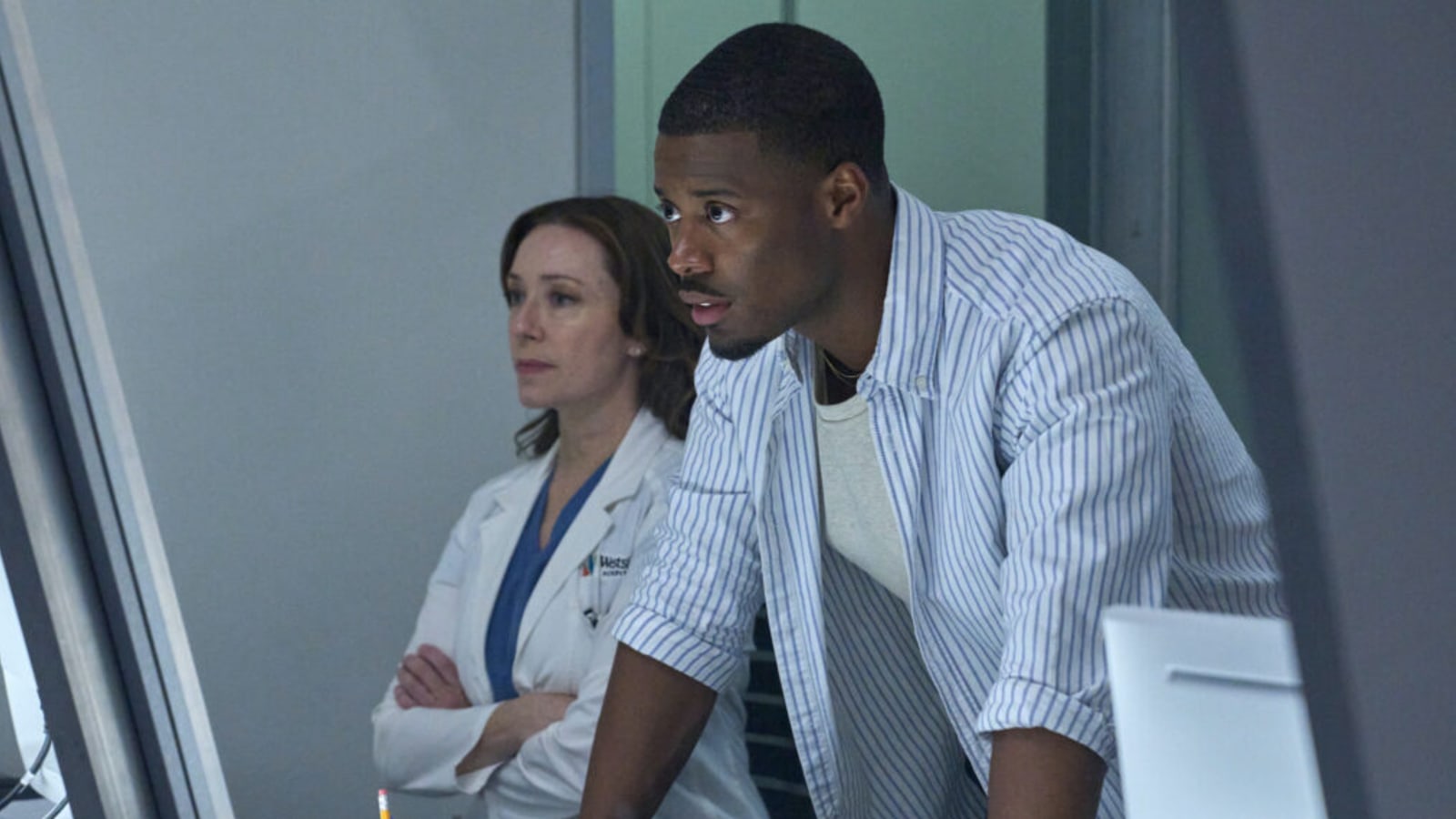‘Doc’: Patrick Walker Talks TJ & Amy’s Past, Present Tension & Season 1 Finale Emergency