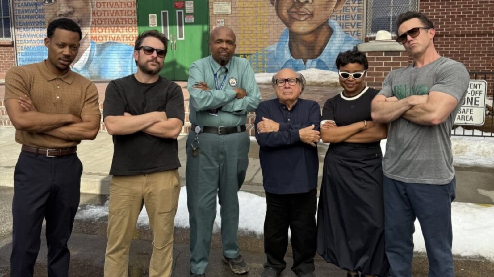 ‘Abbott Elementary’ Crossover Revealed as ‘It’s Always Sunny in Philadelphia’ Stars Visit Set (Photos)
