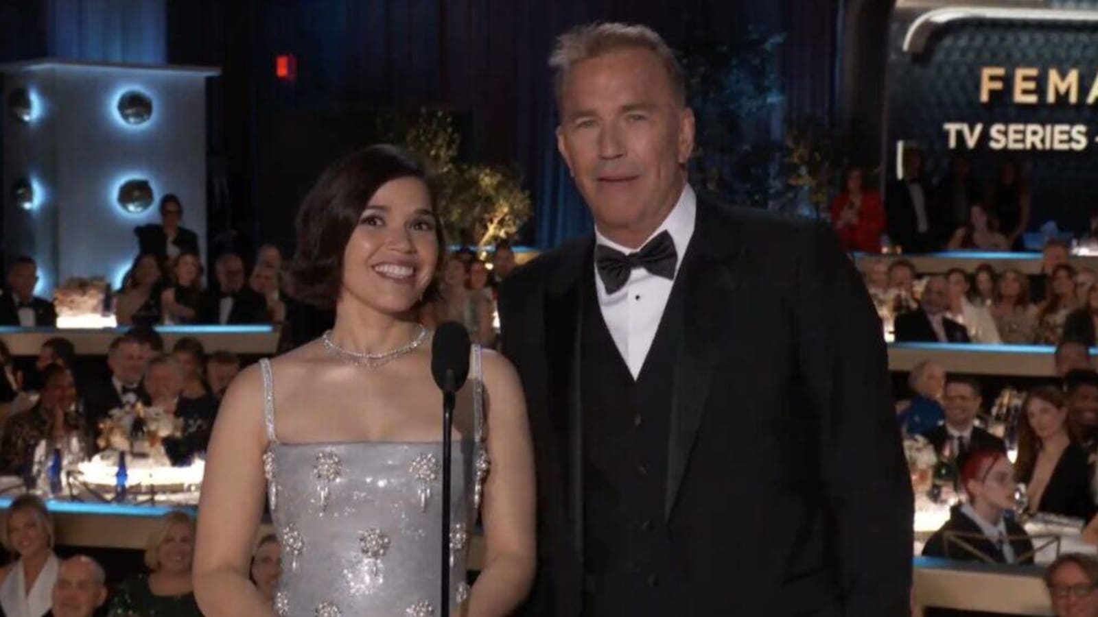 What Was Up With Kevin Costner at Golden Globes? Viewers React