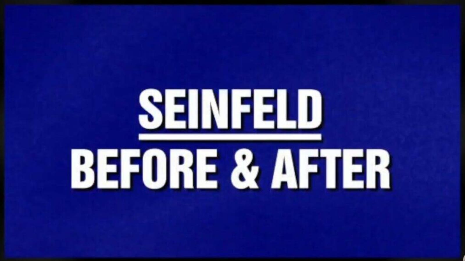 Jeopardy Fans Debate “Seinfeld Before & After” Category