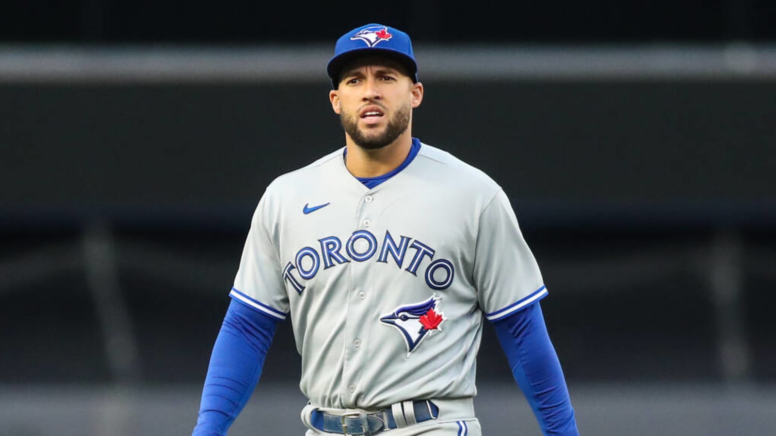 Blue Jays' George Springer exits with ankle injury