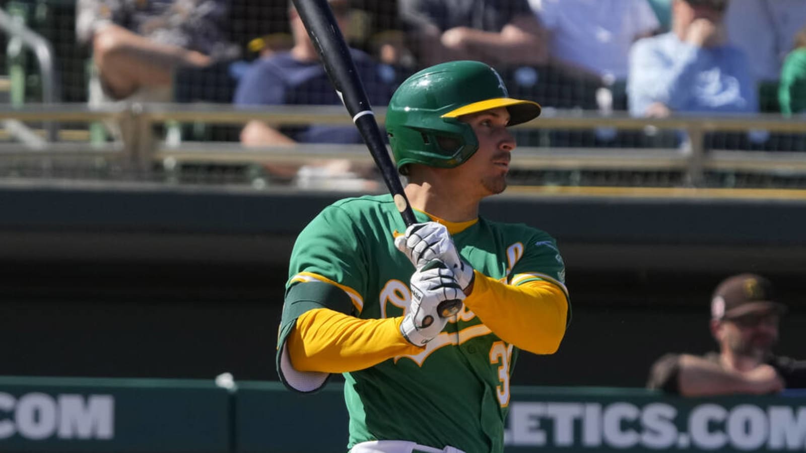 A's recall top OF prospect for team debut