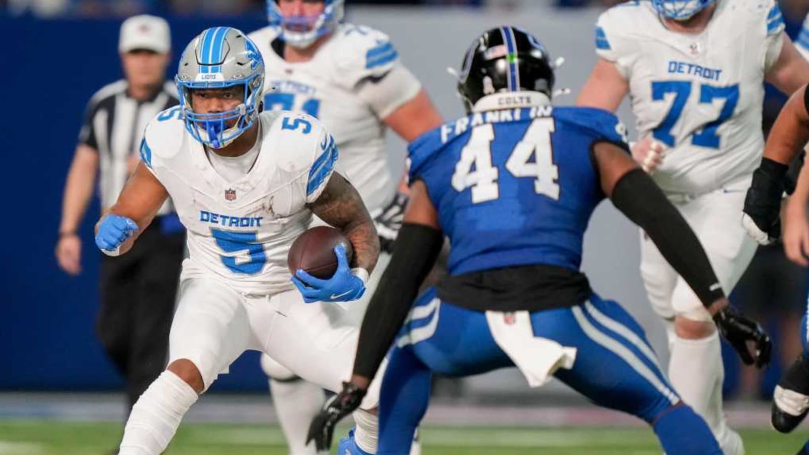 Lions&#39; David Montgomery, Kalif Raymond injured vs. Colts