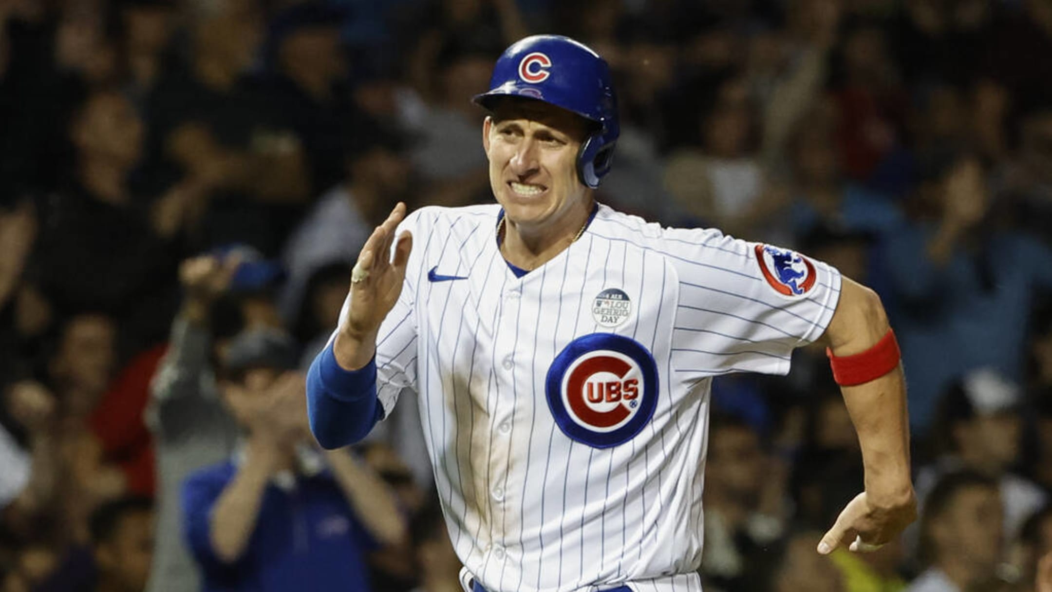 Cubs' Frank Schwindel pitched 9th inning vs. Cardinals – NBC