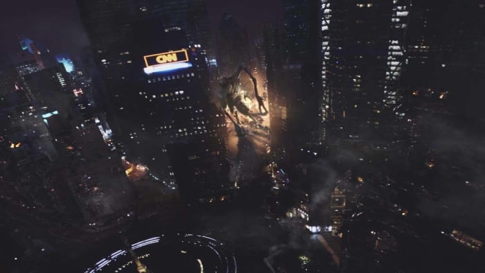 You barely see the monster